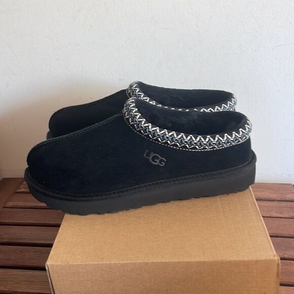 UGG Tasman Slipper Black USA Women Size 9/UK 7/EU 40 - Picture 7 of 17